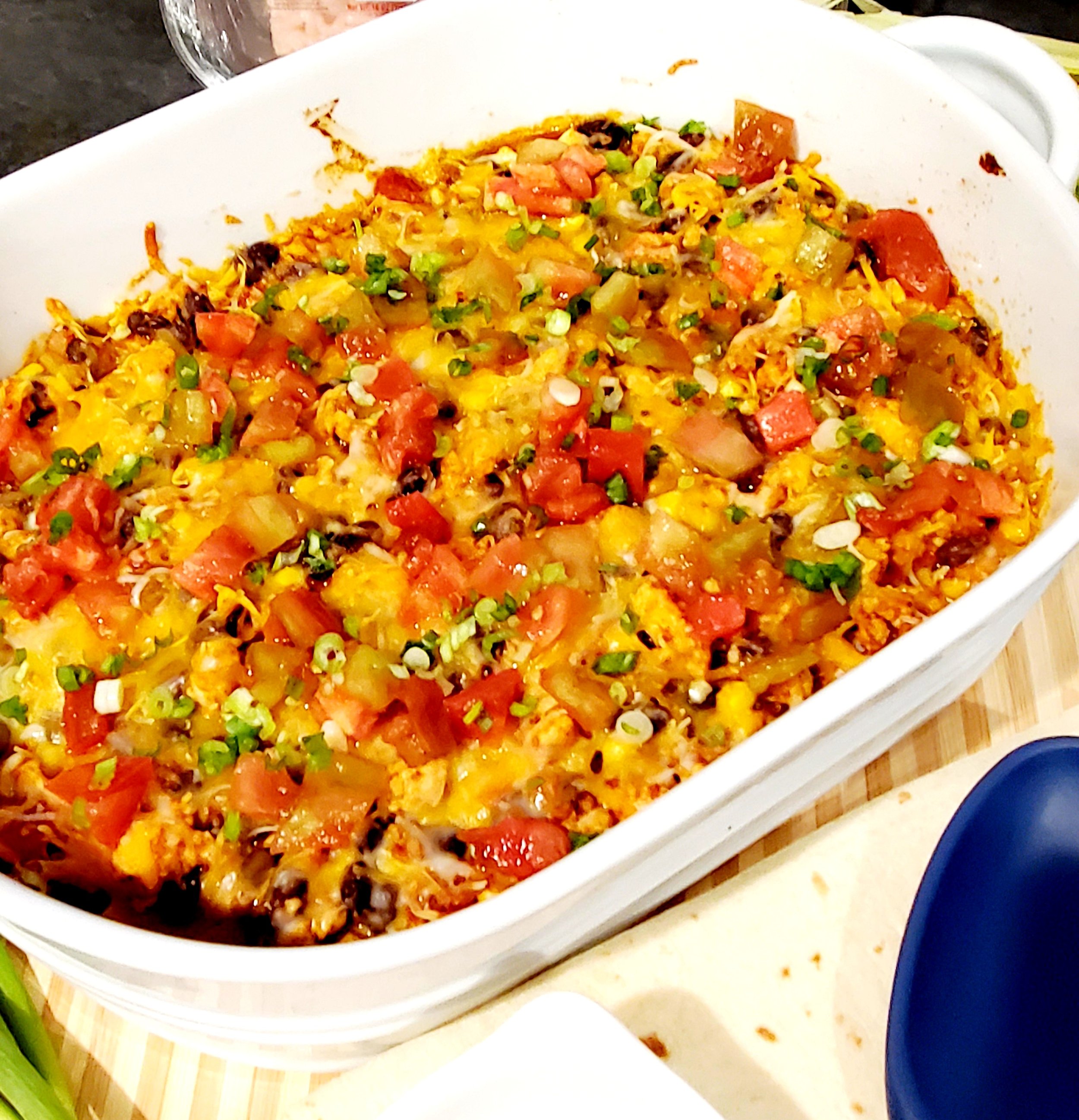 Ground Chicken Taco Bake