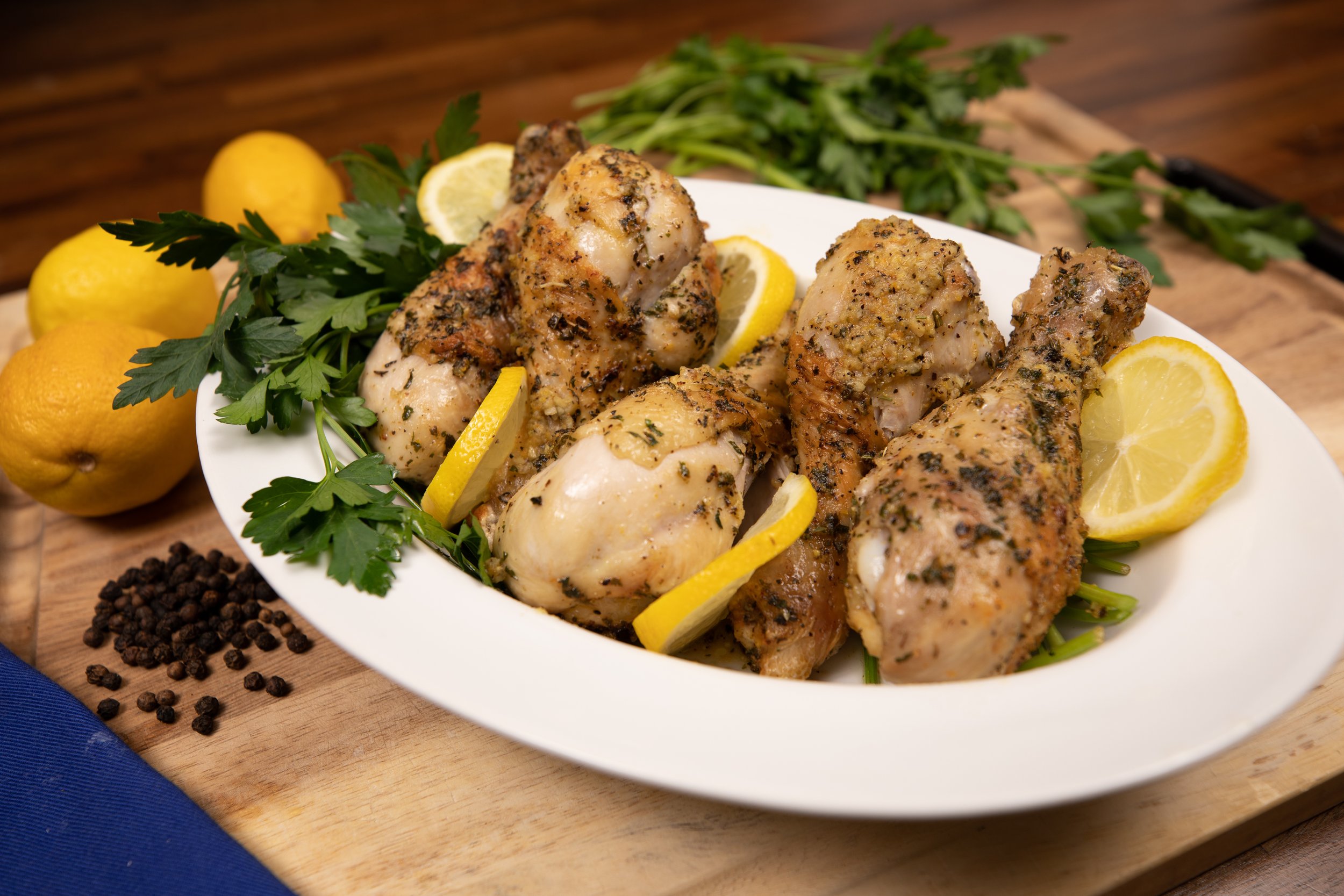 Air Fried Lemon Pepper Drumsticks