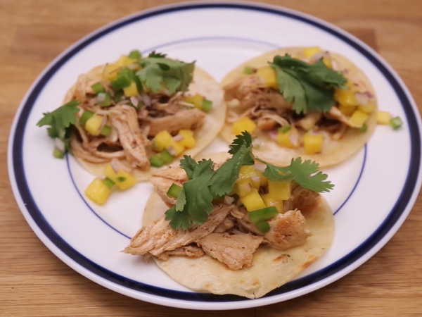 Pulled Chicken Street Tacos