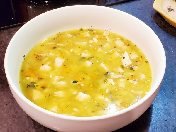 Chicken Lemon Orzo Soup