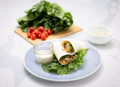 Air Fryer Gluten Free Buffalo Chicken Wraps