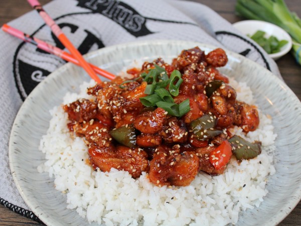 Spicy Honey Garlic Chicken