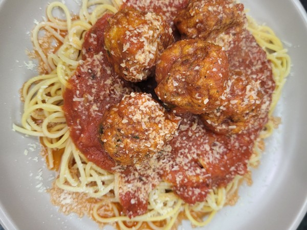 Air Fryer Chicken Parmesan Meatballs