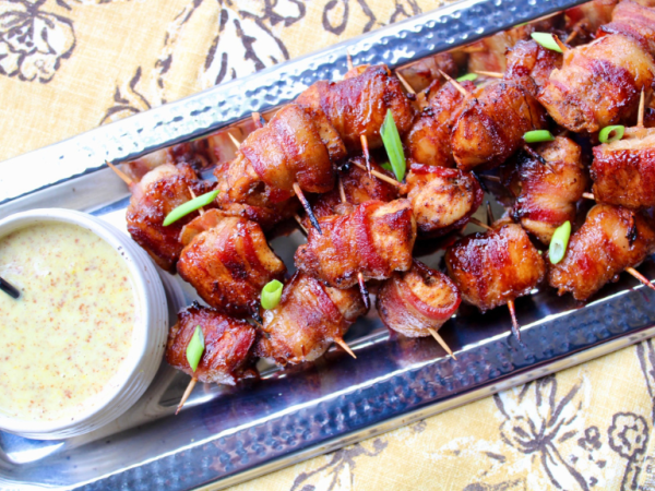 Bacon Wrapped Chicken Bites