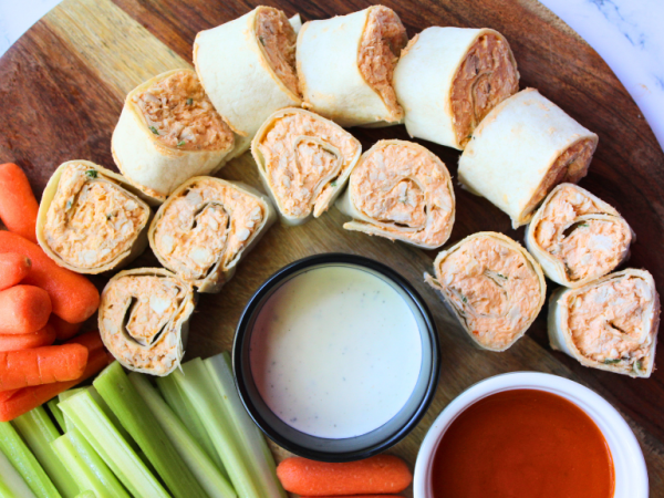 Buffalo Chicken Pinwheels