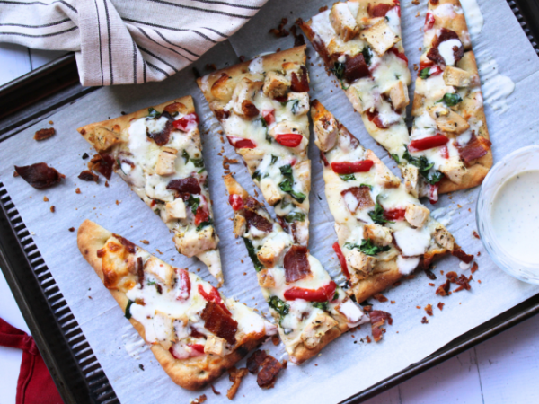 Chicken Bacon Ranch Flatbread