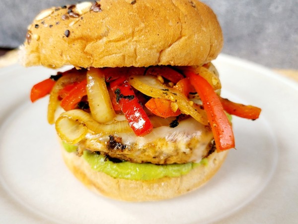 Chicken Fajita Burger