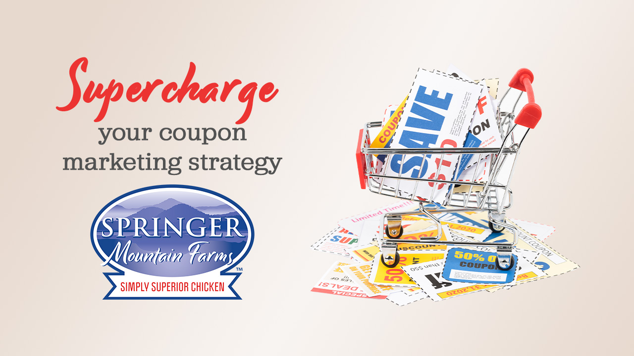 Supercharge your coupon marketing strategy with Springer Mountain Farms