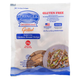 Fresh, Grilled, Fully Cooked Breast Strips