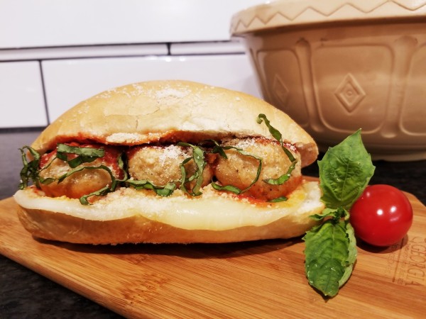 Italian Chicken Meatball Sliders