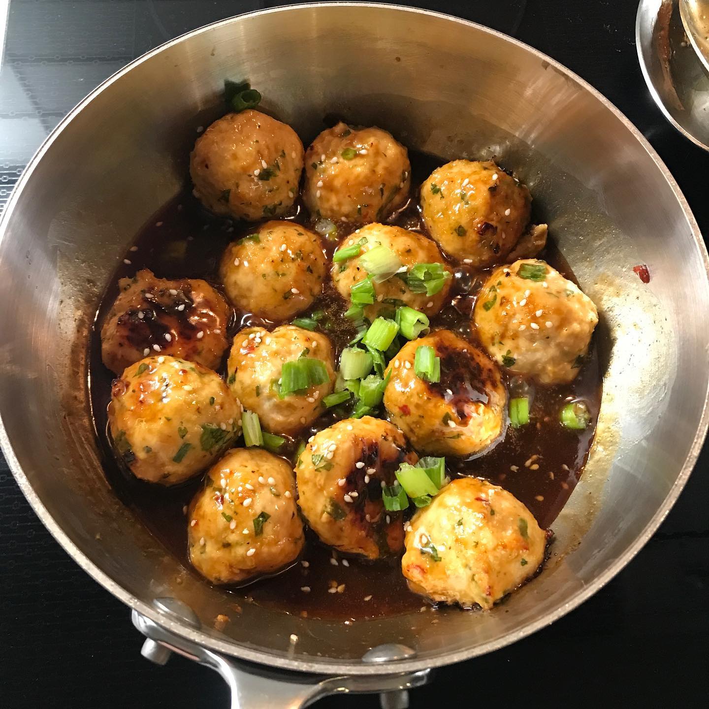 Ground Chicken Sesame Meatballs