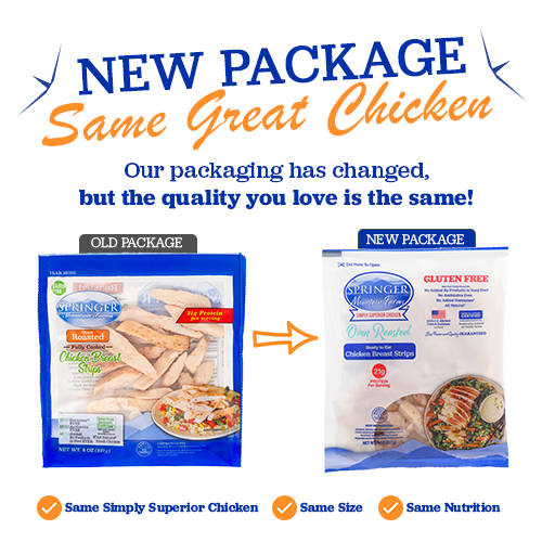 Fresh, Oven Roasted, Fully Cooked Breast Strips