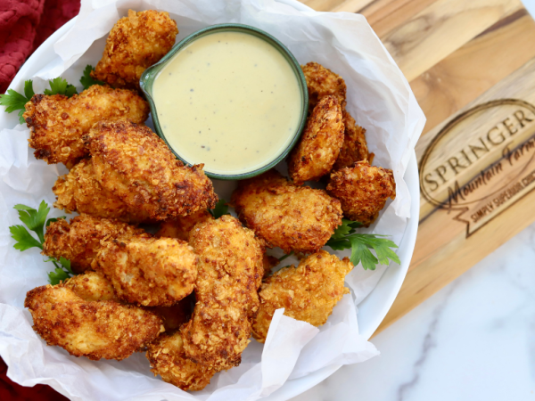 Scratch-Made Air Fryer Chicken Nuggets