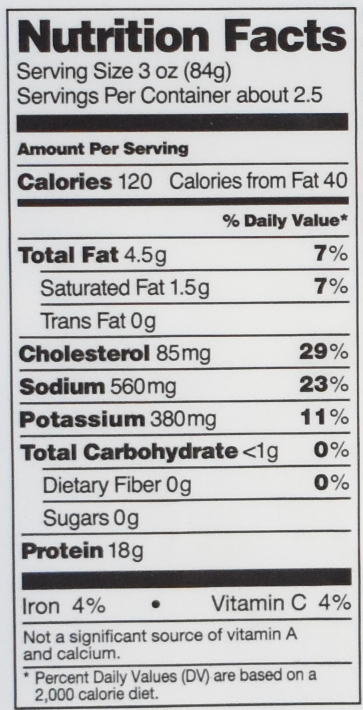 Nutrition Facts