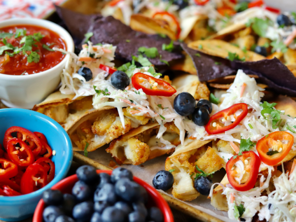 Sheet Pan Chicken Street Tacos