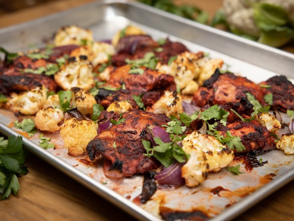 Sheet Pan Tandoori Chicken