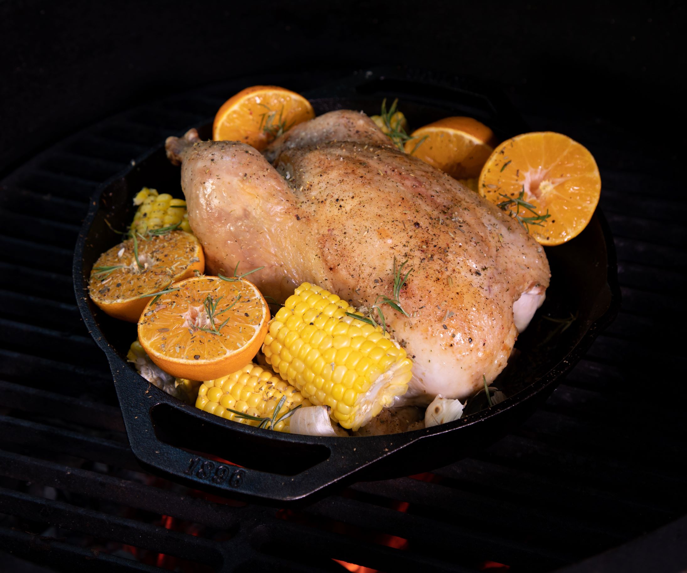 Cast Iron Roasted Chicken