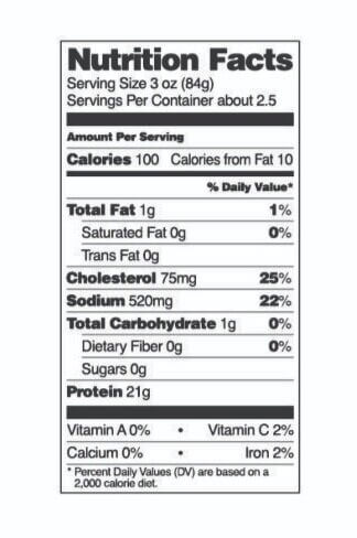 Nutrition Facts