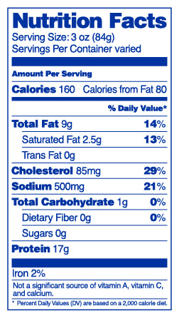 Nutrition Facts