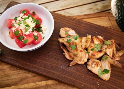 Grillin' & Chillin' - Sweet Tea Brined Chicken Wings